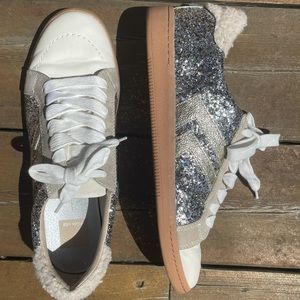 Glitter sneakers!